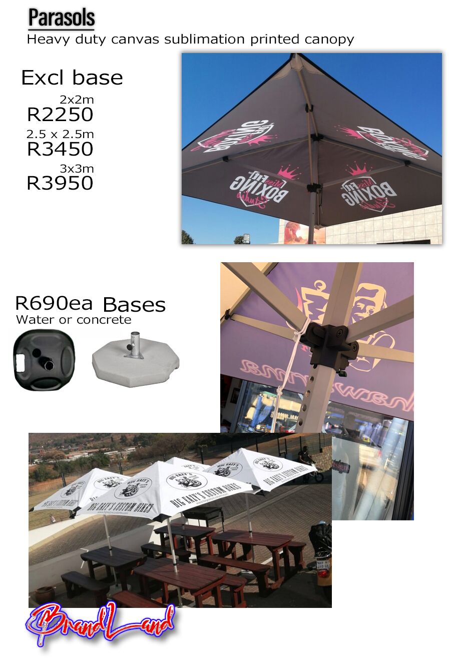Branded Gazebos | Banners and Flags and parasol manufacturer