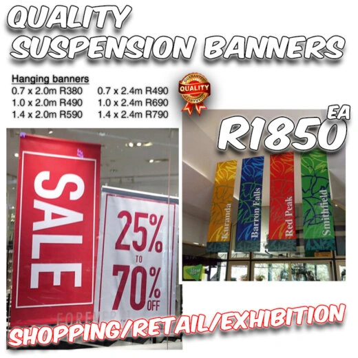Budget flags and banners direct from the largest flag and banner factory in SA