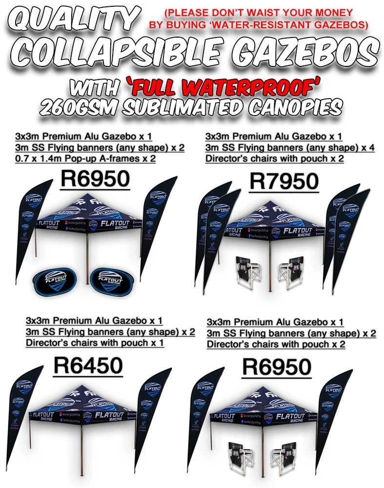 Quality branded gazebos made to order We are the largest branded gazebo factory in South Africa and supply direct